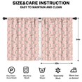 thumbnail image 2 of Blackout Kids Curtains,Pink Cartoon Unicorn Heart Star Pattern Childrens Insulated Curtains Set Of 2,Bedroom Essentials,Toddler Room Decor 42"x54", 2 of 5