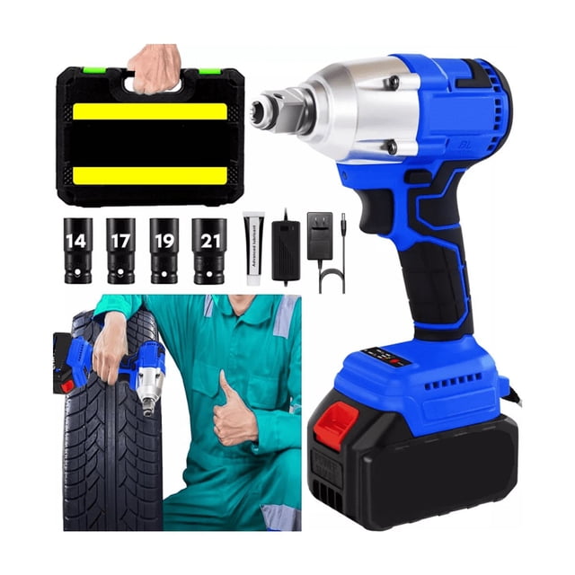 Llave De Impacto Pistola Inalámbrica Eléctrica BELUG Batería 6ah