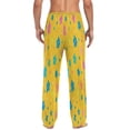 thumbnail image 2 of Colorful Stars Men's Lightweight Pajama Bottoms Stretch Elastic Waist Side Pockets Spring Fall, 2 of 7