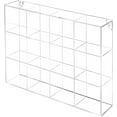 thumbnail image 6 of MyGift 12 Compartment Wall-Mounted/Freestanding Kitchen/BathroomClear Acrylic Organizer Rack, 6 of 6
