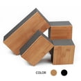 thumbnail image 4 of jifeng Bamboo Lid Tea Storage Box Organizer Container Wood Tea Container D D, 4 of 9