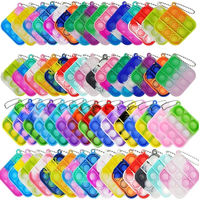 Juguetes sensoriales Pop Bubble Fidget Joyisle, 300 unidades, para niños