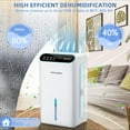thumbnail image 3 of Dehumidifier for Home  to 800 Sq.ft with 86oz , Essential Oil Diffuser, LED Light, Timer, Auto Shut-off for Bedroom Basement Bathroom Closet RV, 3 of 8