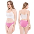 thumbnail image 6 of ANFERRY Women's Comfort Panties Underwear Cotton Hipster 5 Pack, 6 of 6