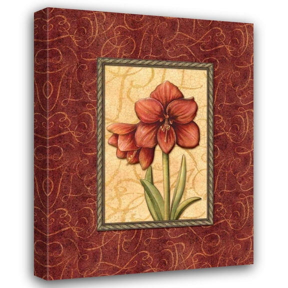 Charlene Audrey 19x24 Gallery Wrapped Canvas Wall Art Titled - Red Passion IV