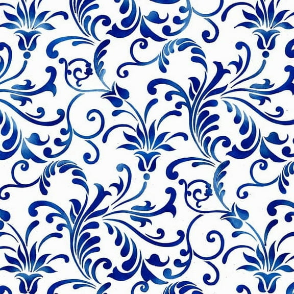 Rebecca Floral All Over Wall Stencil SKU #3692 by Designer Stencils