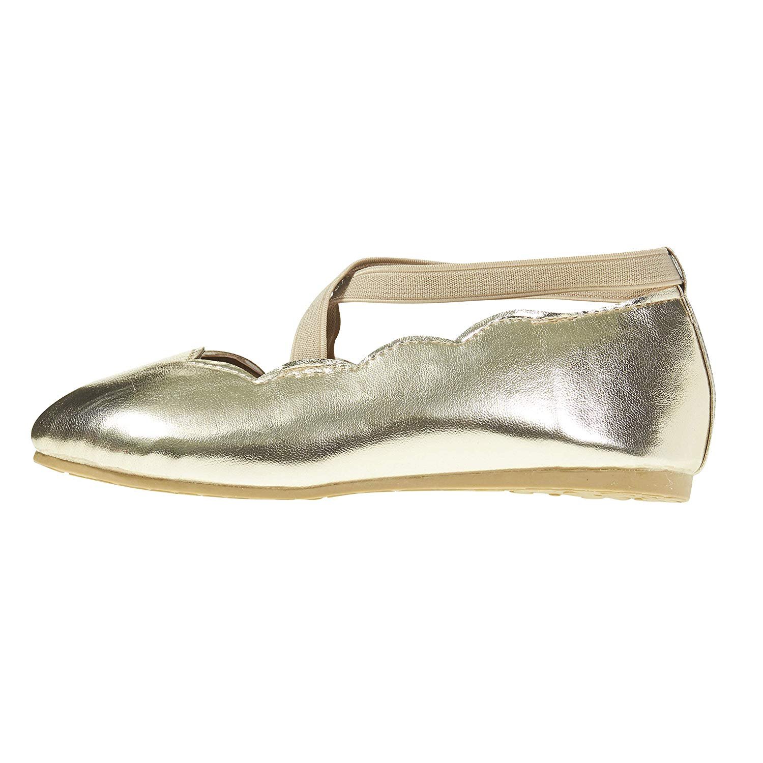 Toddler Girls Ballet Flats Size 8 Round 