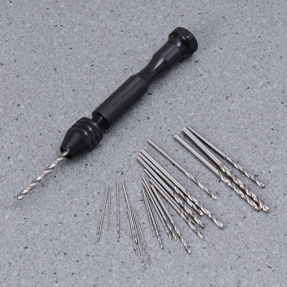 FELTECHELECTR Hand Drills Manual Mini Hand Drill for Models 25-Piece Set
