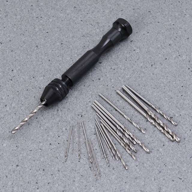FELTECHELECTR Hand Drills Manual Mini Hand Drill for Models 25-Piece Set