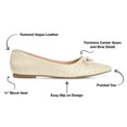 thumbnail image 2 of Journee Collection Womens Devalyn Ballet Pointed Toe Slip On Flats, 2 of 6