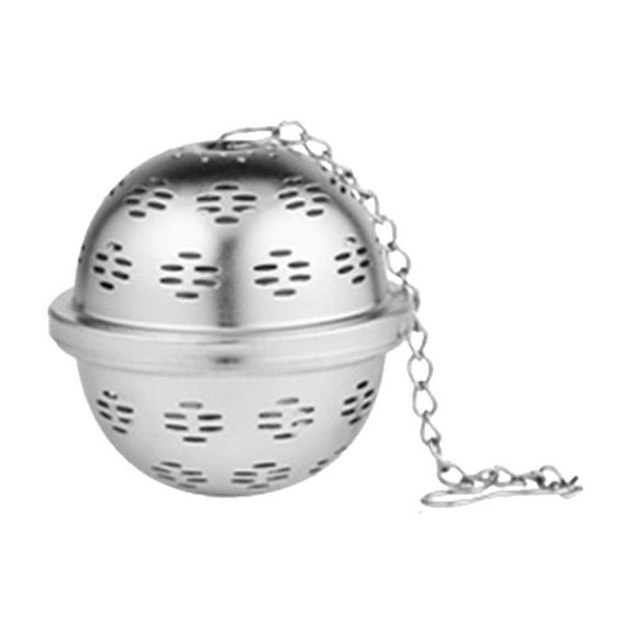 Stainless Steel Seasoning Ball - Mesh Tea Infuser and Spice Strainer - Perfect for Hot Pot, Soup, and Stews - Reusable and Easy to Clean