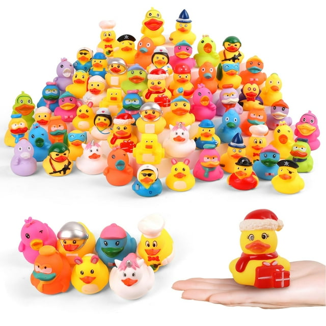 Juguete de baño Rubber Ducks, surtido de sombrillas Jeep Duck (100)