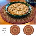 thumbnail image 7 of Homespice - Cider Barn Round Placemats of Jute, Perfect Set of Round Woven Placemats to Use as Dining Placemats - Reversible, Easy Clean, Absorbs Spills - Premium Round Placemats Set of 2, 15 Inches, 7 of 7