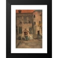 thumbnail image 2 of Charles Lefebvre 17x24 Black Modern Framed Museum Art Print Titled - Roman Courtyard (1880), 2 of 5