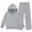 j96-Grey, variant on LIIPEE Autumn Winter Outfit Sets For Girls Solid Color Long Sleeve Pullover Hoodies And Sweatpants 2 Piece Set Kids Casual Comfortable Cute Outfits,6-7 Years