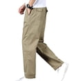 thumbnail image 2 of Men's Hiking Pants Lightweight Quick Dry Outdoor Trousers Casual Straight Leg Travel Pants with Zipper Pockets Breathable for Golf Fishing Safari, 2 of 6