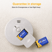 PKCELL Heavy Duty Carbon Zinc 9V Batteries 4-Pack, Ultra Long-Lasting 9 Volt Alkaline-Free Batteries Perfect for Smoke Detectors