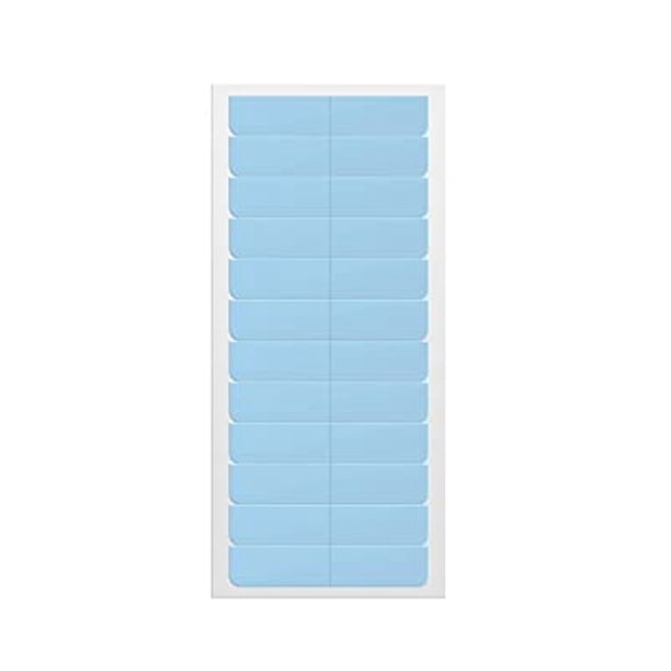 Seitruly 12 piezas de cinta en extensiones de cabello cintas adhesivas solubles en agua suministros para el hogar manualidades DIY pegatina de doble cara Cuidado del cabello azul Seitruly CE011462-02B