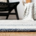 thumbnail image 4 of SAFAVIEH Striped Kilim Ekaterina Striped Cotton Area Rug, Navy/Ivory, 3' x 5', 4 of 10