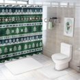 thumbnail image 7 of Shangniulu Shower Curtain for Bathroom with Hooks,Without Odor Polyester Fiber Material,Xmas Tree Snowflakes Bathroom Decorative Shower Curtains Water Repellent Washable White, 7 of 7