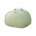 thumbnail image 2 of Bolsa térmica térmica para bento portátil impermeable | Bolsa térmica de gran capacidad para el trabajo de oficina | de aluminio reutilizable | Verde Beige Gris | Tela duradera de 11"x7"x6" |, 2 of 6