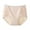 Beige, variant on Women's Underwear Clearance Cotton Boyshort Underwear Women Boy Shorts Panty Style P-991 Cotton Plus Size Panties Ladies Thong Briefs Mid Waist Women's Bikini Panties Silver XL