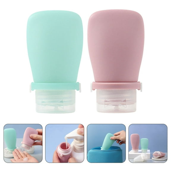 Raindrops  2 Pcs Travel Size Toiletries for Women Bottles Containers Women's