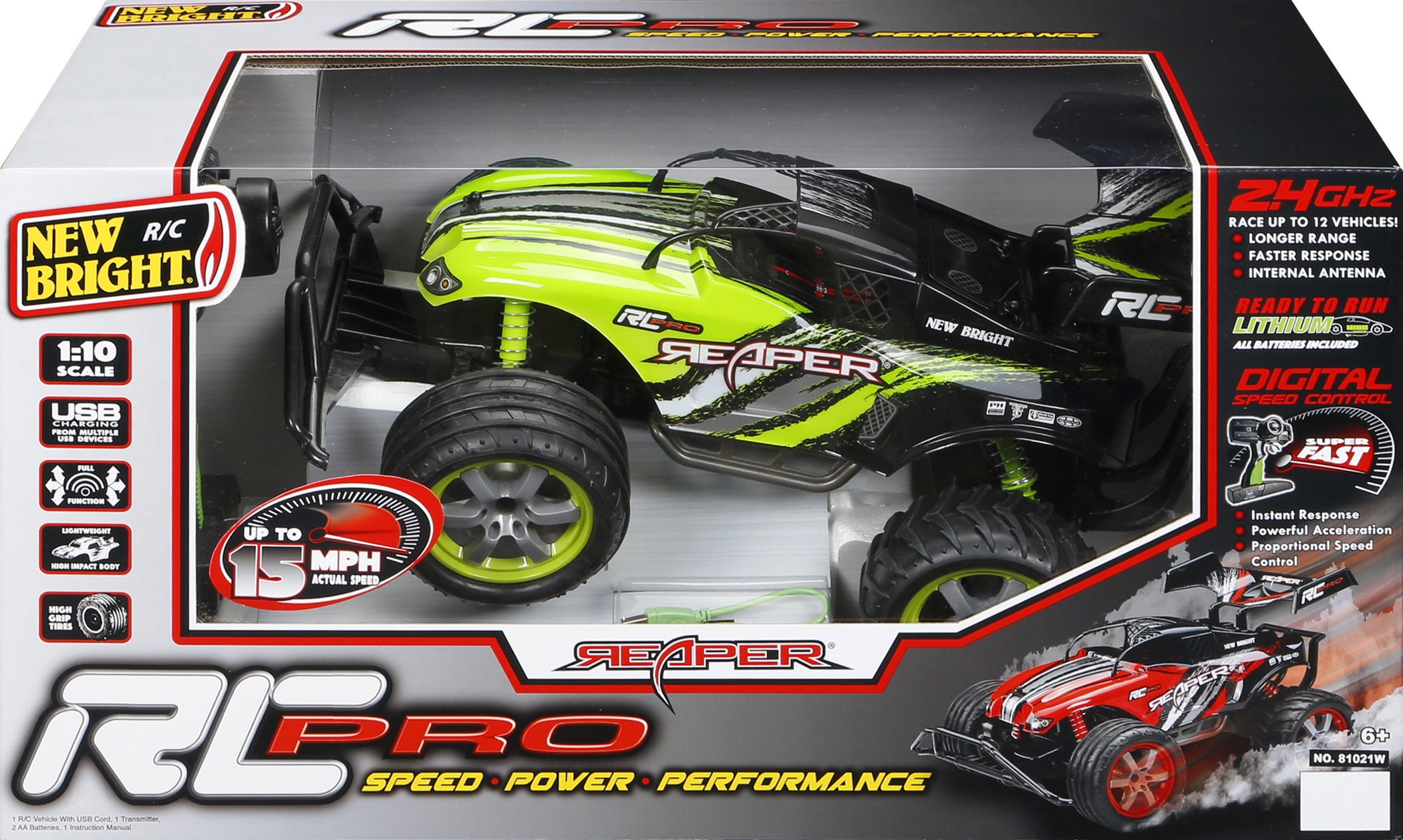 rc pro reaper remote control car