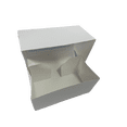 thumbnail image 2 of Cajas Para 2 Quequitos o Cupcakes SimplePack Blanca 17.5x8.6x8.6 Cms Con 10, 2 of 2