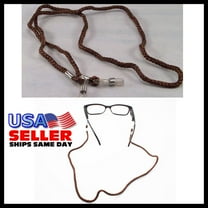 Brown Sunglasses Retainer Glasses Eyewear Braided Nylon String Strap Lanyard
