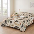 thumbnail image 2 of Queen Quilt Set 90''x96'', Western Cowboy Lightweight Summer Bedspread Coverlet Set with 2 Pillow Shams, Country Vintage Art Boots Desert Breathable All Season Quilt Bedding for Bedroom/Guest Room, 2 of 9