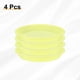 thumbnail image 3 of Uxcell 4 piezas de platillo de plástico para plantas de 7" bandeja de goteo para maceta, amarillo albaricoque, 3 of 7