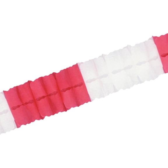 Beistle Valentines Day Leaf Garland red & white (Case of 24)