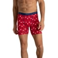 thumbnail image 3 of Fruit of the Loom Men's Americana Stretch Boxer Briefs, Moisture Wicking Underwear, 3-Pack, 3 of 8