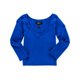 thumbnail image 2 of Aeropostale Bodycon Crop Camiseta básica para mujer, azul, grande Aeropostale Camiseta básica, 2 of 2