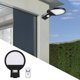 thumbnail image 4 of Luces de calle solares al aire libre, luz de pared de inundación de seguridad de 90 LED desde el anochecer con Blanco cálido kusrkot Luz de la calle, 4 of 7