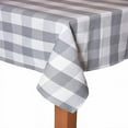 thumbnail image 3 of Lintex Linens Farm Check 100 Cotton Table Cloth Camel 52x70 Rectangle, 3 of 4