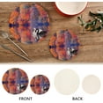 thumbnail image 5 of SKYSONIC Autumn Forest Swan Pot Holders Trivets, 2 Pcs Heat Resistant Trivets,Fall Animals Cotton Thread Weave Mats for Hot Pads Pans Pot Bowl Teapot for Kitchen Decor, 5 of 7