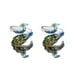 thumbnail image 2 of Guardurnaity Anillo de tejer Animal estilo étnico joyería estereoscópica anillos de apertura ajustables hilo DIY desgaste suministros de costura Ropa, zapatos y accesorios Miscelánea Colorido NJ135, 2 of 6