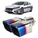 thumbnail image 1 of Tubo de escape de coche, universal de acero inoxidable, puntas de escape de coche, tubo de escape doble, de primera línea, 1 of 9