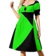 thumbnail image 2 of Disfraz de Halloween de Shego, vestido de manga corta, vestido de verano para mujer, vestidos de novia para fiestas, vestidos para mujer, 2 of 8