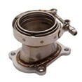 thumbnail image 1 of CT26 Adaptador de 4 Pernos a Brida de Banda en V de 2,5 "Adaptador S de material acero Inoxidable + Abrazadera shamjiam Adaptador turbo de brida de banda en V, 1 of 8
