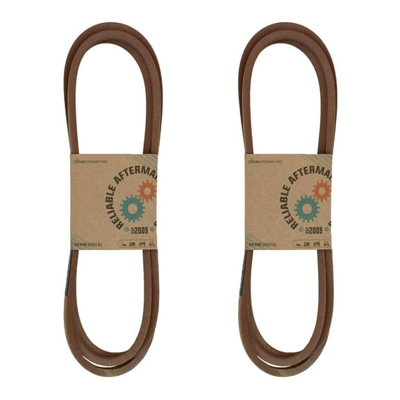 RAParts (2) Mower Belts Fits Husqvarna GTH2448T YTA24V48 YTH23V48 YTH2348 YTH24K48 YTH2448T 197242 532197242 593773401