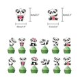 thumbnail image 4 of Cartoon Panda Birthday Party Decorations Green Balloons Set with Happy Birthday Banner Cute Panda Cake Topper for Kids Birthday Baby Shower Party Supplies, 4 of 5