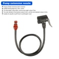 thumbnail image 3 of LJNYFDC Bicycle Hose Air Pump Connector Bicycle Air Pump Extension Tube Heat Resistant Universal Connector Long Lasting Nozzle Accessories for Tire Inflator, 3 of 6