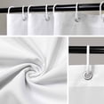 thumbnail image 2 of Geometric Shower Curtain Geometric Waterproof Shower Curtain Set Minimalism Shower Curtain Liner with 12 Hooks Machine Washable Modern Decorative Polyester Cloth Shower Curtains for Bathroom, 2 of 5