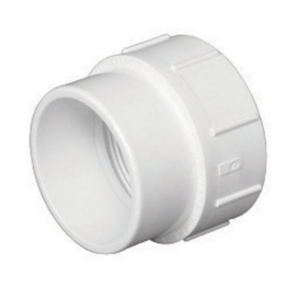 Charlotte Pipe & Foundry PVC001051200HA PVC-Dwv Cleanout Adapter  4 in.