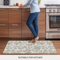 thumbnail image 6 of Farmhouse Sage Green Door Mat Indoor Outdoor, Vintage Flower Leaf Botanical Non Slip Welcome Mat with Rubber Backing, Absorbent Fabric Front Door Mats Entryway Rug for Home Patio Entrance 20"x31.5", 6 of 8