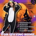 thumbnail image 3 of Pijama Beauty Shine Enterizo de Animales de Dibujos Animados Negro para 12 Años, 3 of 7