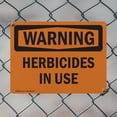 thumbnail image 5 of (2 Pack) Herbicides In Use OSHA Warning Sign 24 Inch X 18 Inch Plastic Sign, Weather Resistant, UV Protected for Workplace, Business, and Construction Site, Made in the USA, 5 of 8